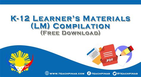 k to 12 learning materials .